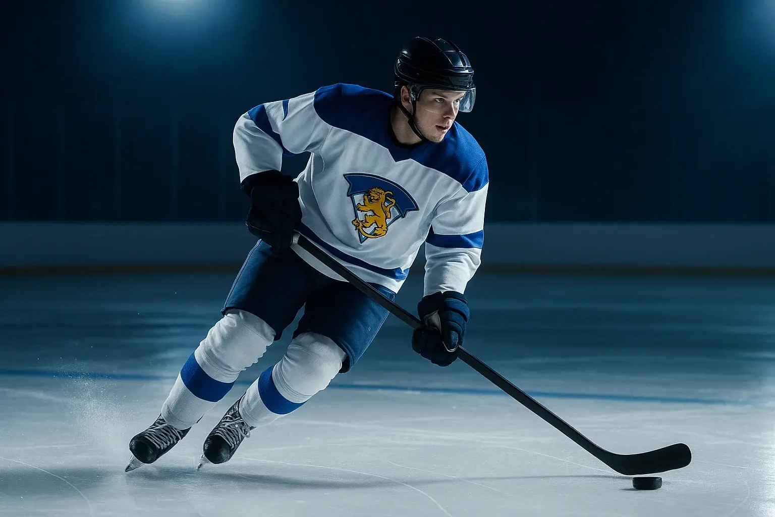 Suomalainen jääkiekon vedonlyöntibanneri, SM-liiga-ottelutilanne ja Leijonat pelipaita